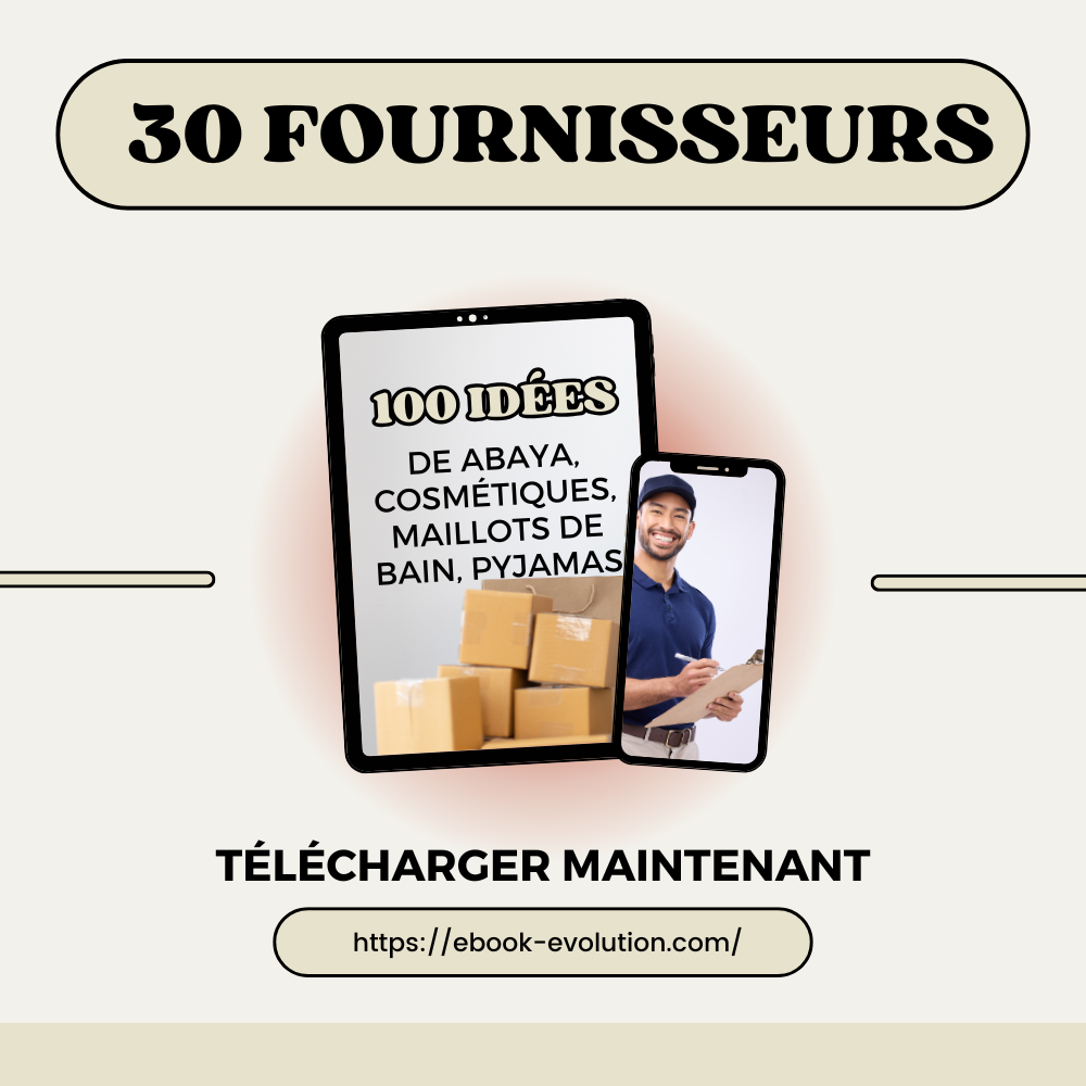 30 Fournisseurs pour créer ta marque