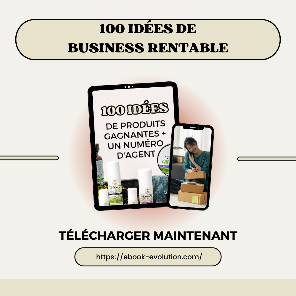 100 Idées de Produits Gagnants + Un Numéro d’Agent